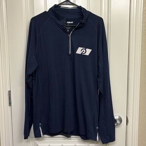 Peloton 4 Laps 1/4 Zip Pullover Jacket size L Extra Large Men's Lightweight